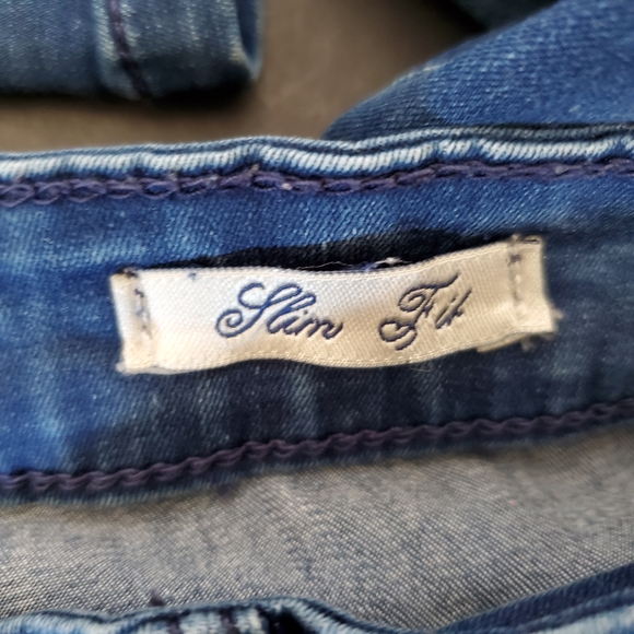 Zara Woman Slim Fit Lightly Distressed Jeans 12 - Picture 7 of 8